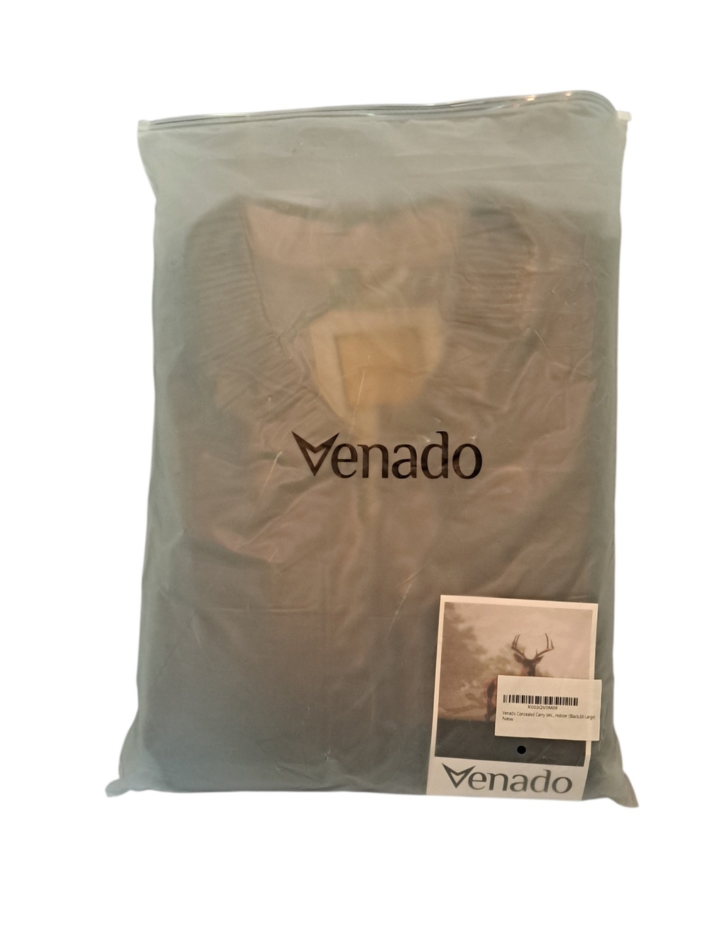 Venado Men’s 6XL Concealed Carry Vest Black Tactical Hunting New